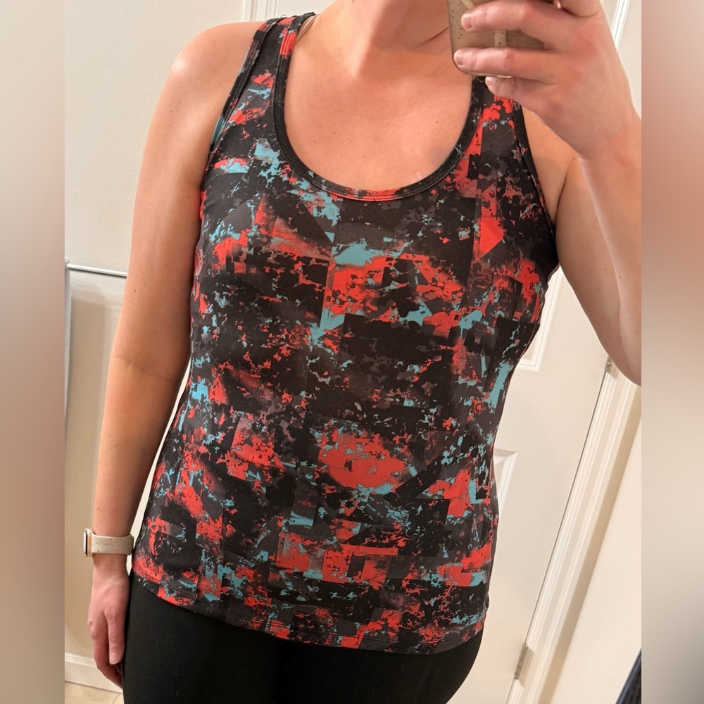 Marika Abstract Print Workout Top